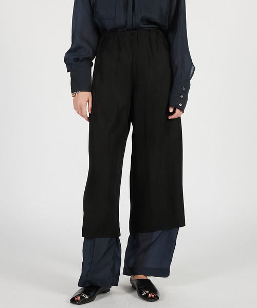 パンツ 「2026Summer Pre-Order」ダブルレイヤーシアーパンツ / Double Layer Sheer Pants レディース_14