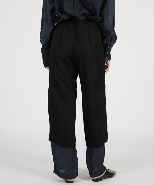 パンツ 「2026Summer Pre-Order」ダブルレイヤーシアーパンツ / Double Layer Sheer Pants レディース_16