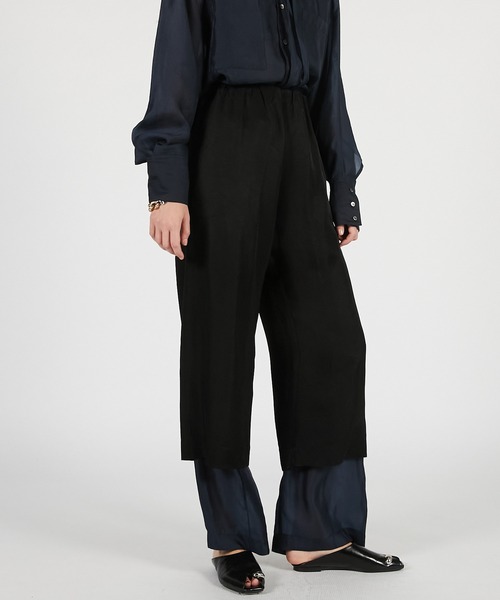 パンツ 「2026Summer Pre-Order」ダブルレイヤーシアーパンツ / Double Layer Sheer Pants レディース_17