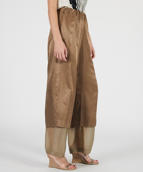 パンツ 「2026Summer Pre-Order」ダブルレイヤーシアーパンツ / Double Layer Sheer Pants レディース_13