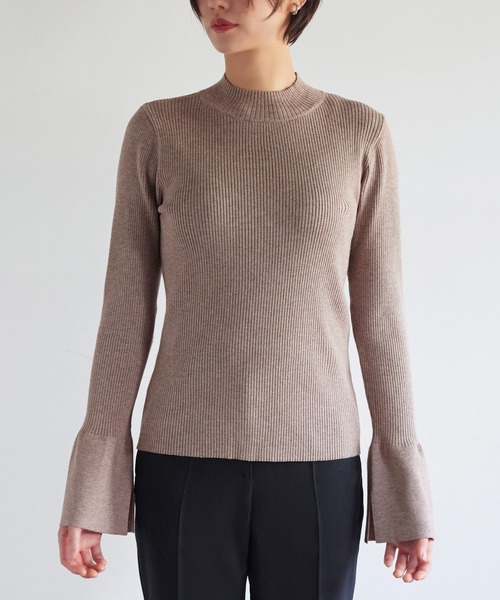 「RUIRUE BOUTIQUE」 長袖ニット L グレー レディース_画像6
