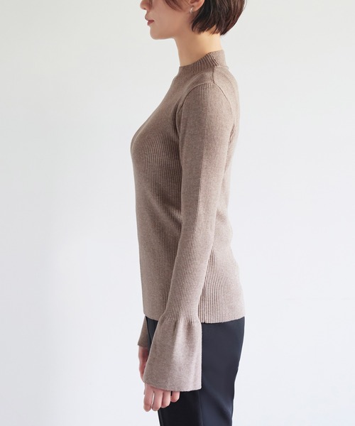 「RUIRUE BOUTIQUE」 長袖ニット L グレー レディース_画像7