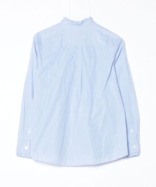 「MACKINTOSH LONDON」 長袖ブラウス「THOMAS MASONコラボ」 38 ブルー レディース_画像2