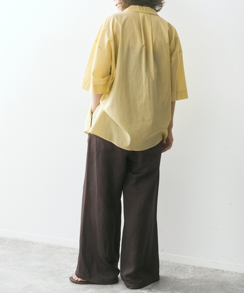 ワイドパンツ カーゴパンツ SHEN TANAKA*S ファティーグパンツ レディースの画像