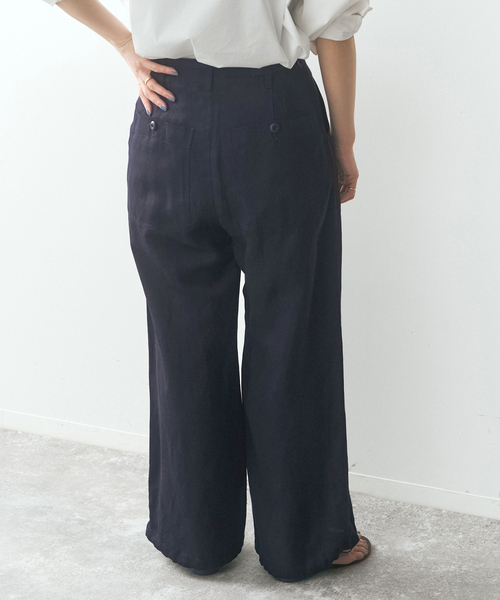 ワイドパンツ カーゴパンツ SHEN TANAKA*S ファティーグパンツ レディースの画像