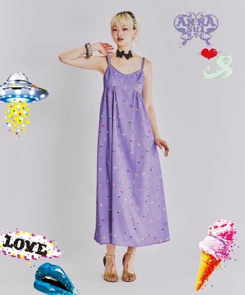 anna sui nyc ワンピース SHIRACOロングワンピース : ZOZOTOWN Yahoo