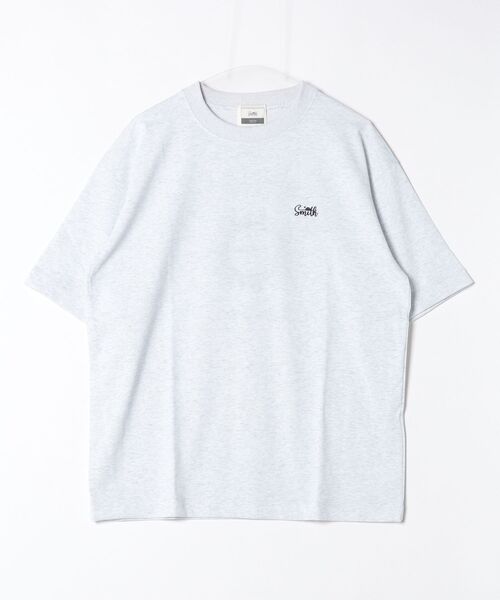 Sunny Smith tシャツ Sunny Smirh キャラクターアーチロゴ両面刺繍T 