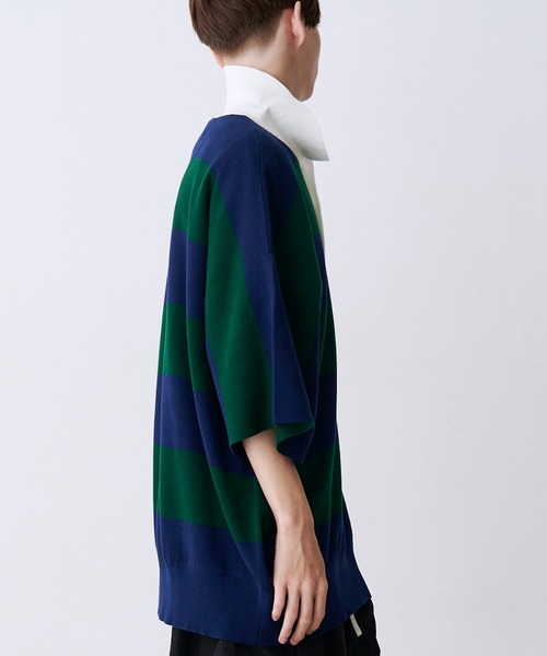 SeeSew ポロシャツ 「UNISEX」OVER RUGGER KNIT POLO/オーバーラガー
