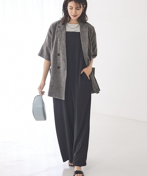「abahouse mavie」 オールインワン 36 カーキ レディース_画像6