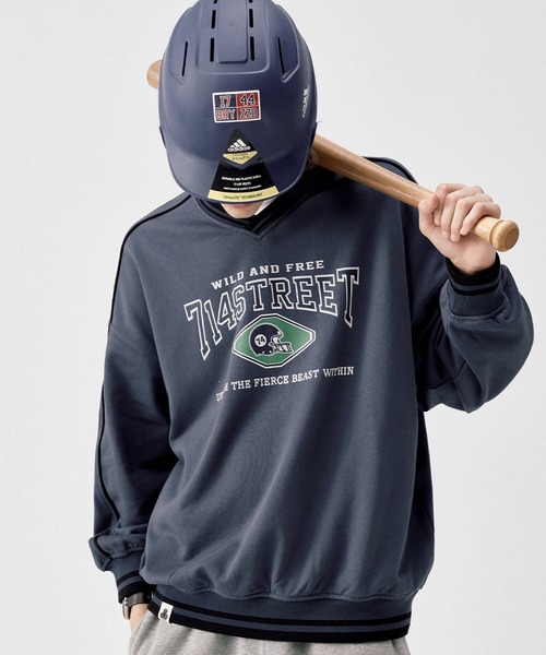 「WESTBOY」 スウェットカットソー X-LARGE グレー メンズ_画像6