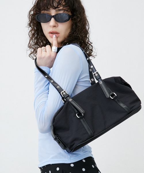 uyu. ボストンバッグ Eyelet Handle Mini Boston Bag / ハトメハンドル