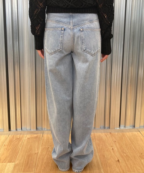 「ISABEL MARANT」 デニムパンツ 34 ライトインディゴブルー レディース_画像4