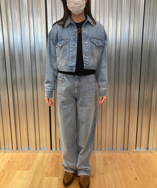 「ISABEL MARANT」 デニムパンツ 34 ライトインディゴブルー レディース_画像5