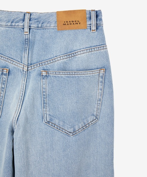 「ISABEL MARANT」 デニムパンツ 34 ライトインディゴブルー レディース_画像9