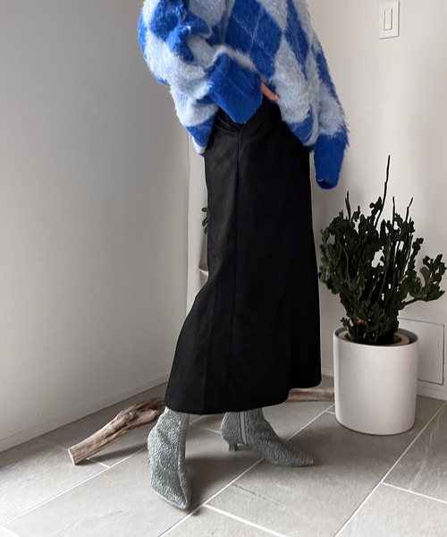 「LOWRYS FARM」 スカート MEDIUM ブルー レディース_画像3