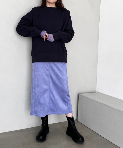 「LOWRYS FARM」 スカート MEDIUM ブルー レディース_画像4