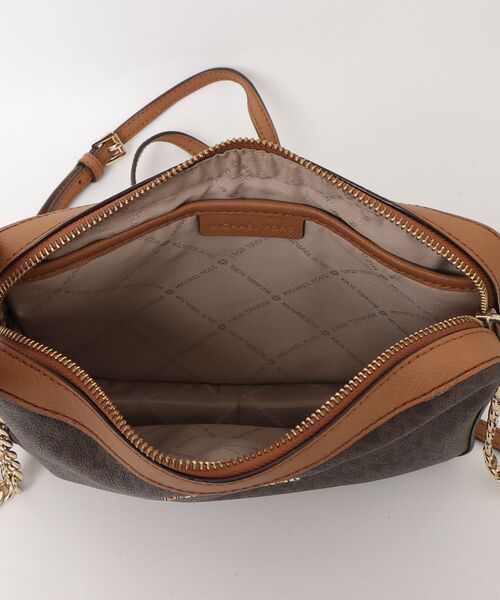 【極美品・保存袋付き】MICHAEL KORS ワンショルダーバッグ ブラウン MICHAEL KORS（マイケルコース） ショルダーバッグ - ブラウン