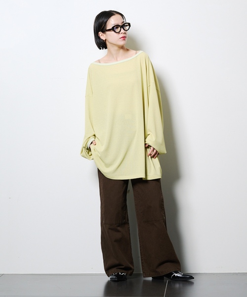 「CITYSHOP」 長袖カットソー - ブラック レディース_画像9
