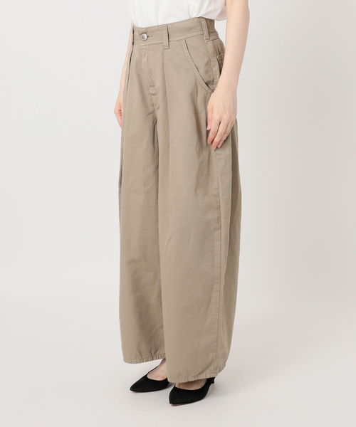 Spick＆Span（スピック アンド スパン） ワイドパンツ チノパン 「新色