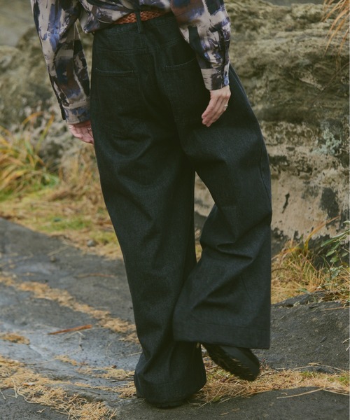 「Casper John」 デニムパンツ SMALL ブラック メンズ_画像4