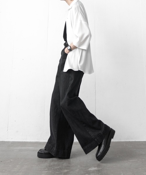 「Casper John」 デニムパンツ SMALL ブラック メンズ_画像9
