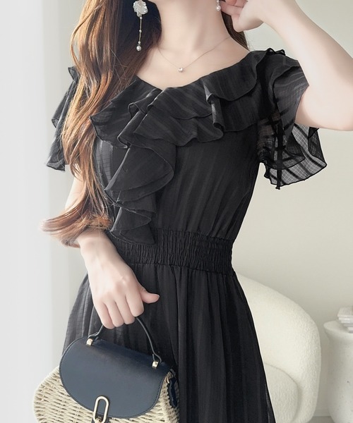 「mily bilet」 半袖ワンピース X-LARGE ホワイト レディース_画像3