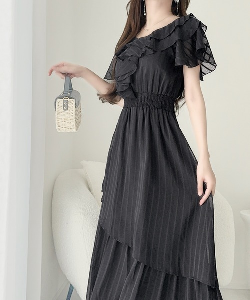 「mily bilet」 半袖ワンピース X-LARGE ホワイト レディース_画像4