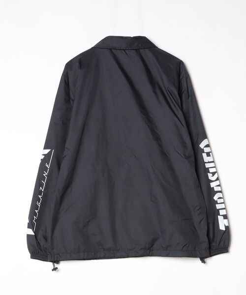 「THRASHER」 コーチジャケット L ブラック メンズ_画像2