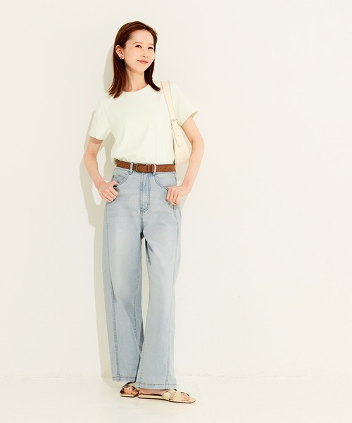 「coca(coca)」 デニムパンツ M ブルー レディース_画像3