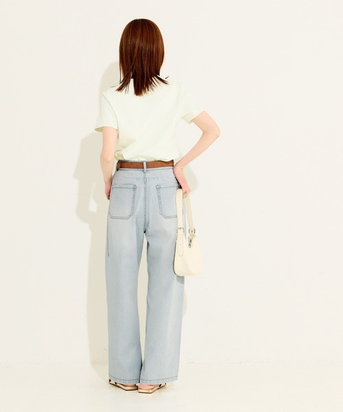 「coca(coca)」 デニムパンツ M ブルー レディース_画像5