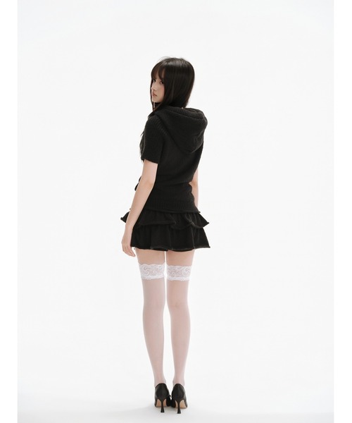 ANDWANG ワンピース 半袖 Fluffy Ribbon Knit Set : ZOZOTOWN Yahoo!店