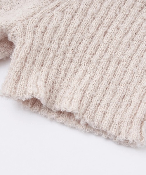 ANDWANG ワンピース 半袖 Fluffy Ribbon Knit Set : ZOZOTOWN Yahoo!店