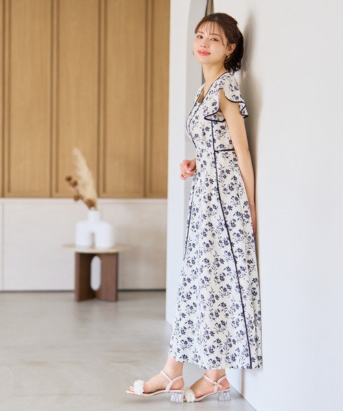 「MISCH MASCH」 半袖ワンピース M ブラック レディース_画像3