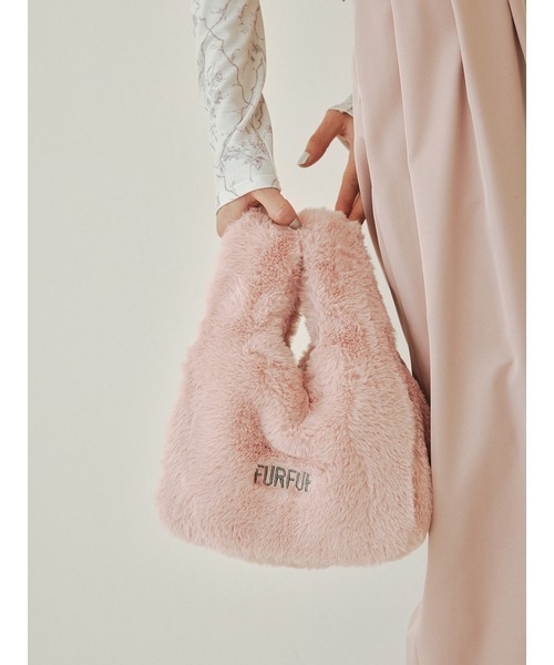 「FURFUR」 ハンドバッグ FREE チャコールグレー レディース_画像2