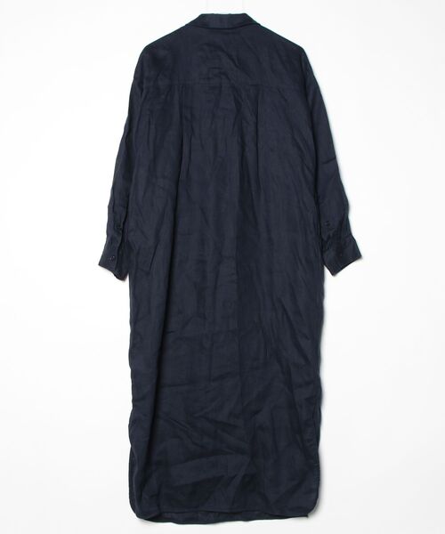「STYLE DELI」 シャツワンピース MEDIUM ネイビー レディース_画像2