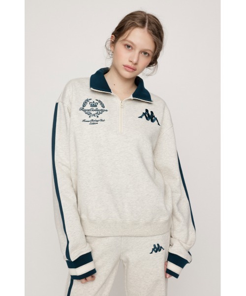SLY（スライ） トレーナー スウェット KAPPA x SLY HALF ZIP SW TOPS
