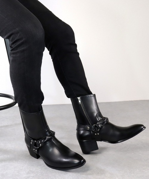 RED COVER（レッドカバー） ブーツ 本革サイドジップヒールアップ