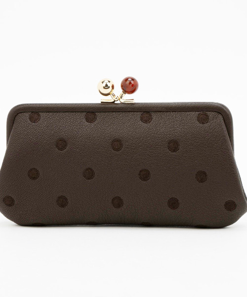 perche（ペルケ） 財布 perche / アクリル玉がま口長財布 レディース