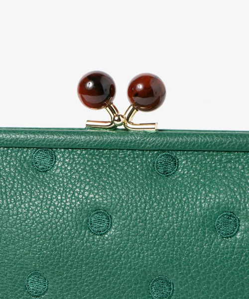 perche（ペルケ） 財布 perche / アクリル玉がま口長財布 レディース