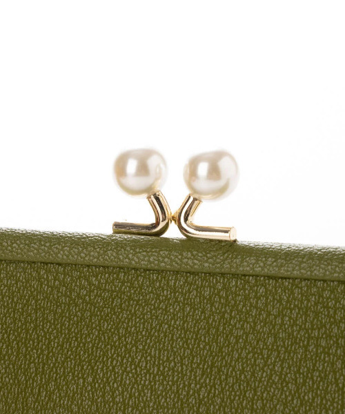 perche（ペルケ） 財布 perche / アクリル玉がま口長財布 レディース