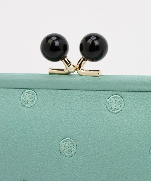 perche（ペルケ） 財布 perche / アクリル玉がま口長財布 レディース