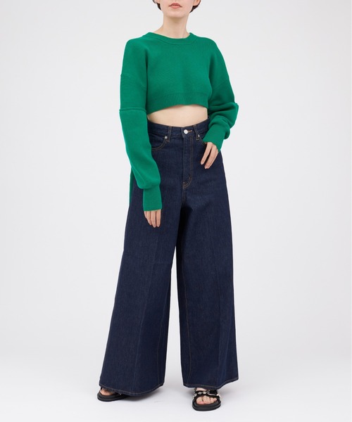 CLANE】3WAY ARRANGE SEPARATE KNIT TOPS（CLANE - 3WAY ARRANGE