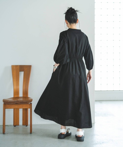 現行✨極美品✨ビアズリー 袖ボリュームスキッパーワンピース リネン 麻 ホワイト 楽天市場】リネンワンピース スキッパーリネンワンピース 綿麻