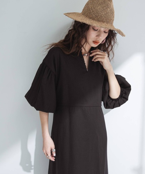 値下❣️【麻特集】新品バルバ　ナポリ　極上リネン麻スッキッパーシャツワンピース ◈ 麻特集 バルバ ナポリ 上リネン麻スッキッパーシャツ