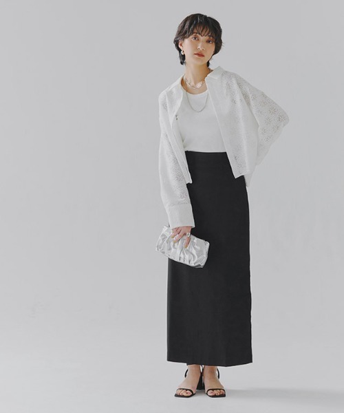RASW（ラス） セットアップ 「RASW」リネンフレンチシャツスカート