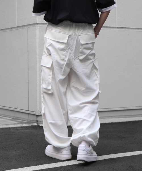 96thes カーゴパンツ 「96thes SELECT」25SS 裾ドローコード