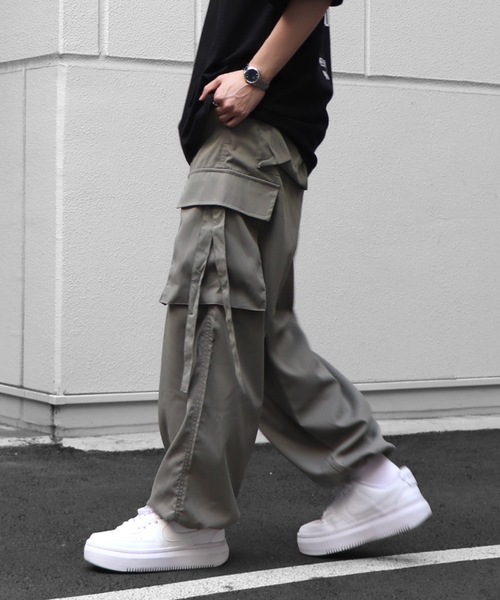 96thes カーゴパンツ 「96thes SELECT」25SS 裾ドローコード