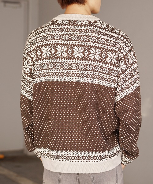 MinoriTY（マイノリティ） カーディガン 「MinoriTY」チロリアン柄ノー