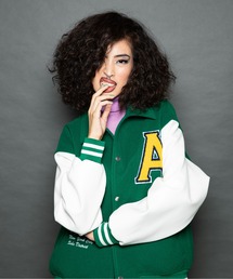 スタジャン ANNA SUI NYC ボーイフレンドスタジャン レディース