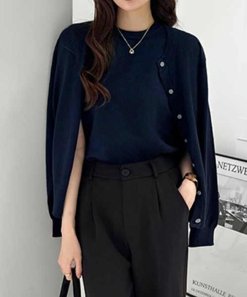 美品 レリアン 近年モデル アンサンブル ニット カーディガン 9 洗える アンサンブルニット | Leilian (Women)/レリアン | 三越伊勢丹
